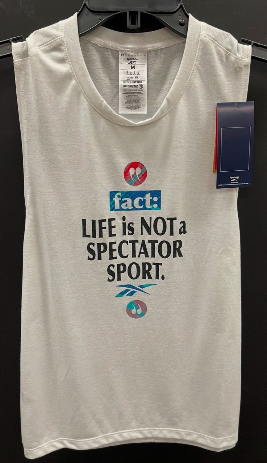 Wms Reebok T Shirt Sz MD