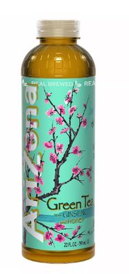 Green Tea w/ Ginseng &amp; Honey 16oz