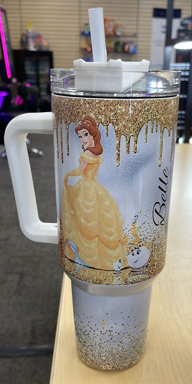 40oz Belle Tumbler w/Straw