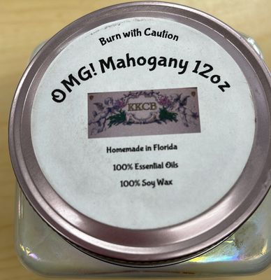 Mahogany 12oz Candle