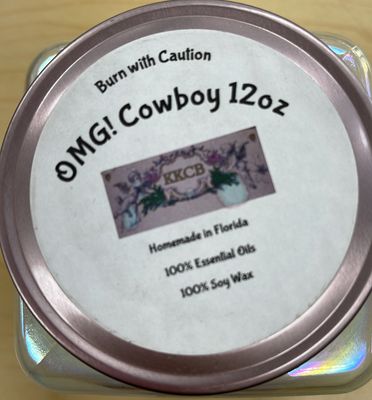 Cowboy 12oz Candle