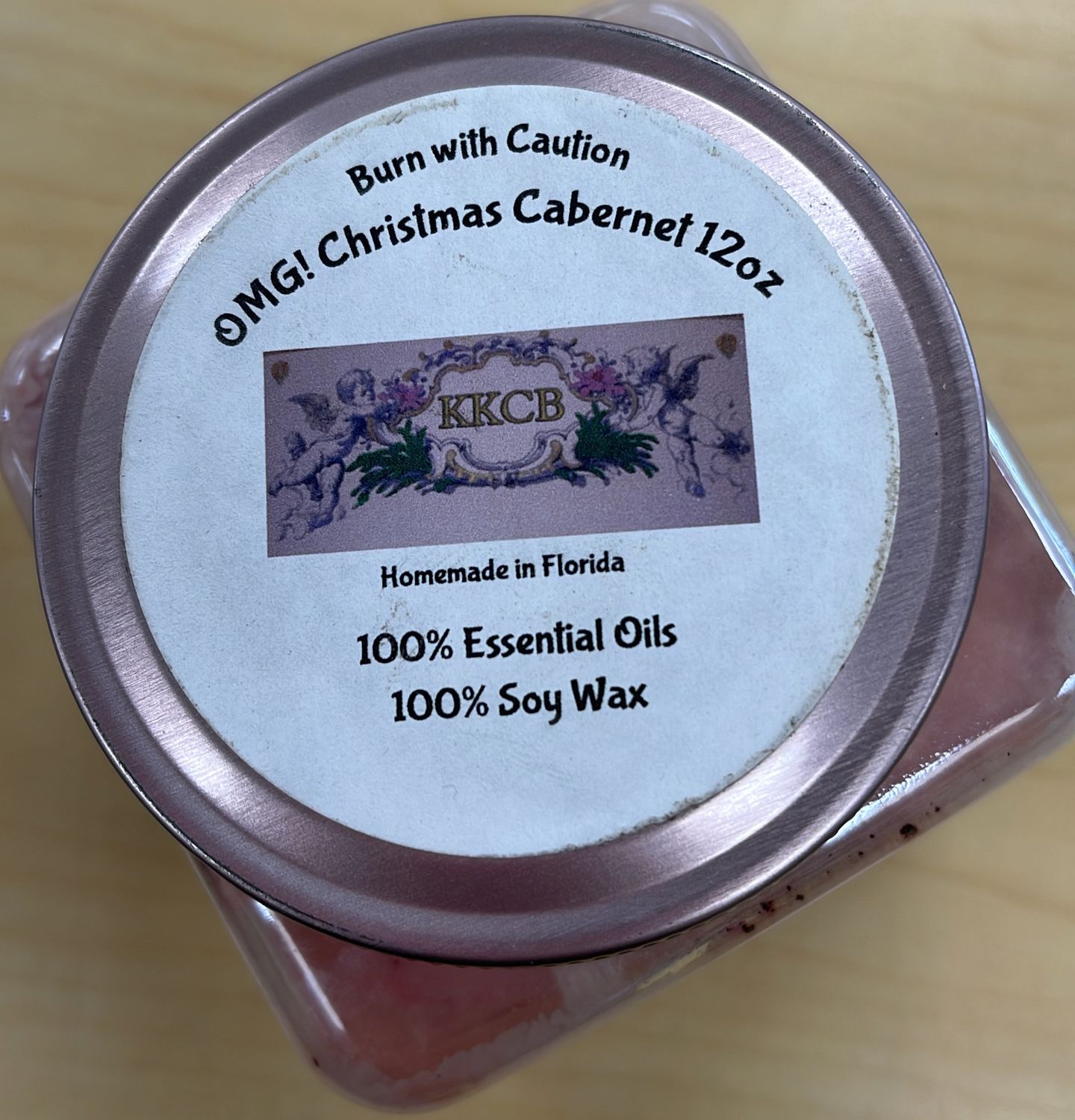 Christmas Cabernet 12oz Candle