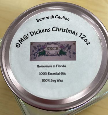 Dickens Christmas 12oz Candle