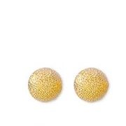 Gold Plated Gold Ball Earrings
