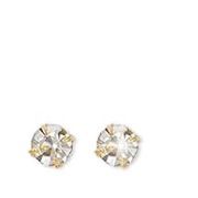 Gold Plated Faux Diamond Earrings