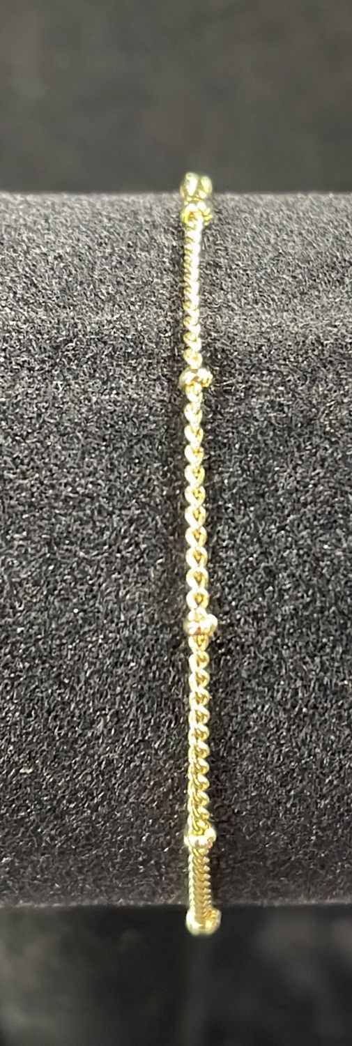 Gold Plated Satellite Bracelet