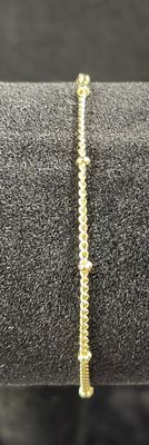 Gold Plated Satellite Bracelet