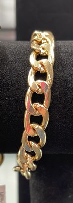 Gold Plated Medium Link Bracelet
