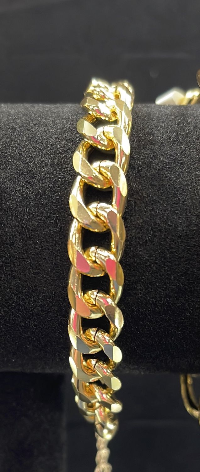 Gold Plated Small Link Bracelet