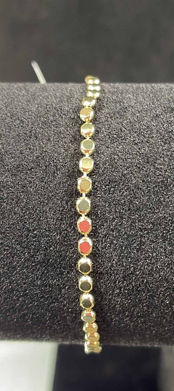 Gold Plated Bead Bracelet