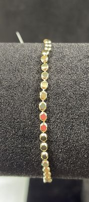 Gold Plated Bead Bracelet