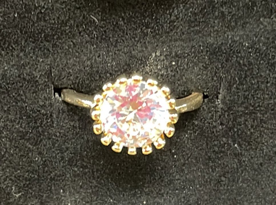 GP Round Diamond Ring Sz 7