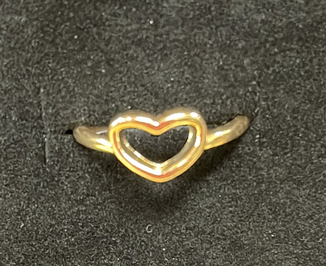 GP Open Heart Ring Sz 7