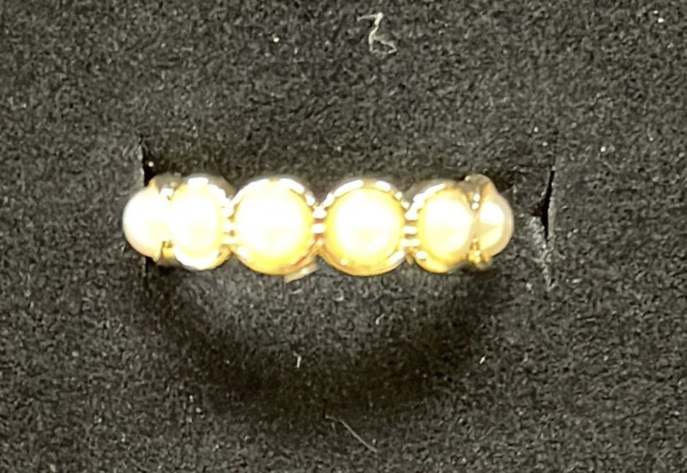 GP Pearl Band Ring Sz 6.5
