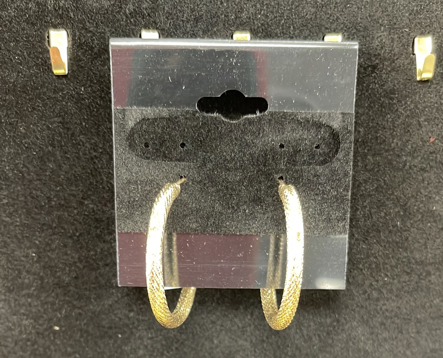 GP Textured Hoop Earrings