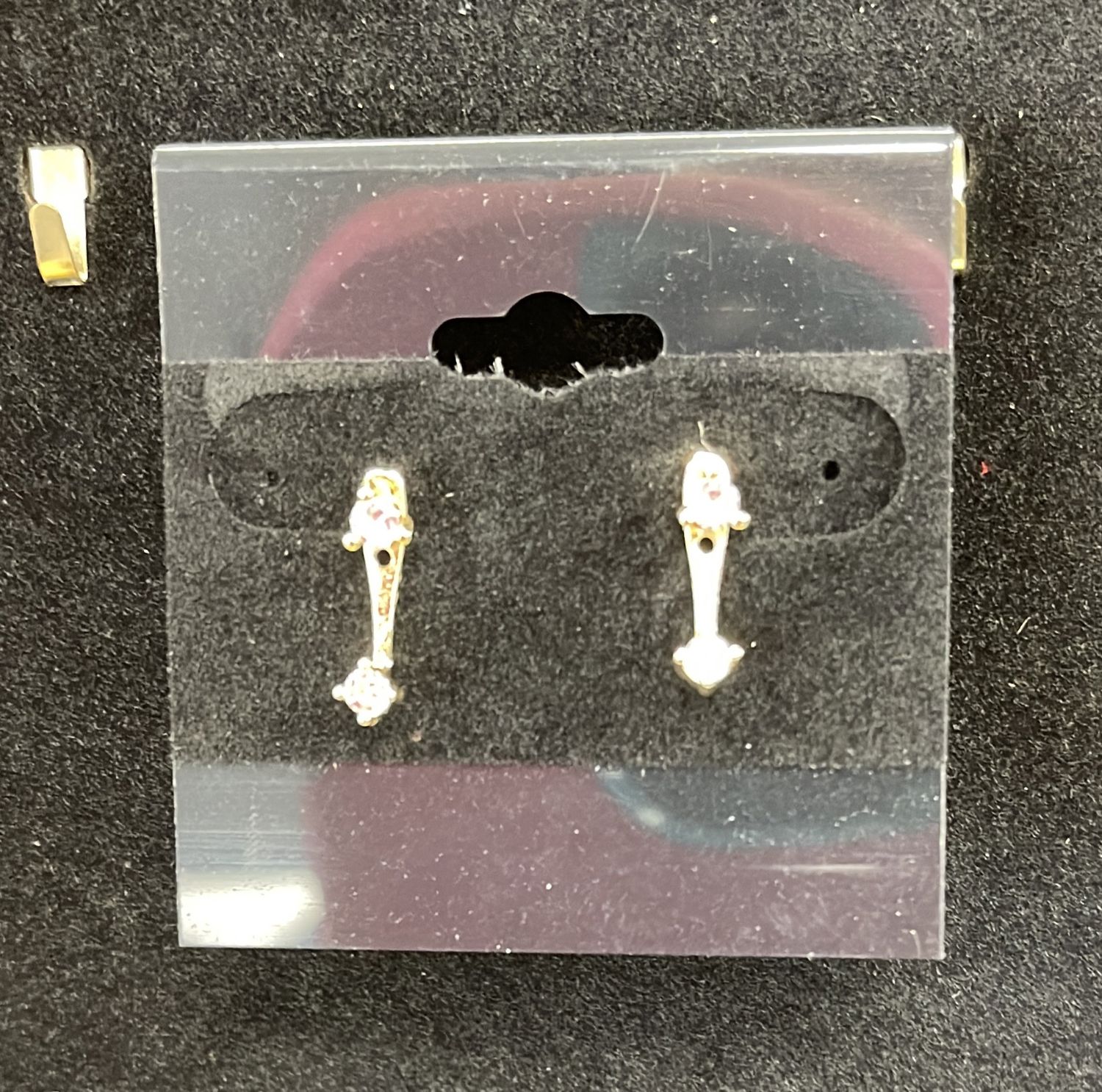 GP 2 Solitaire Diamond Drop Earrings