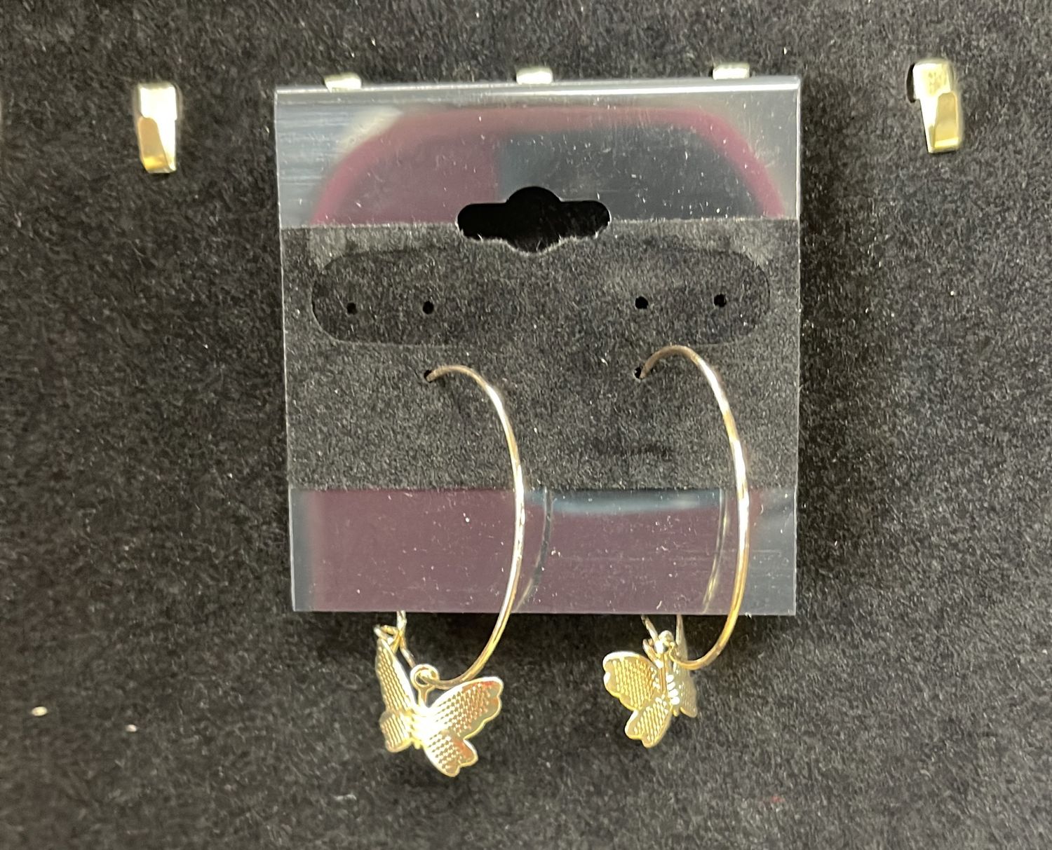GP Thin Hoop w/ Butterfly Earrings