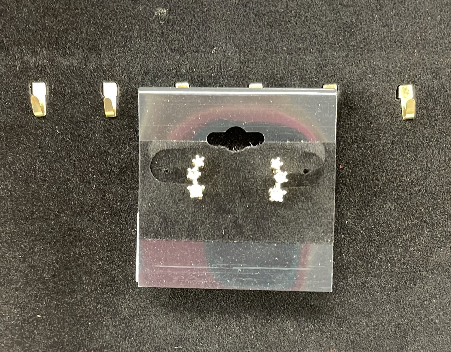 GP 3 Solitaire Diamond Earrings
