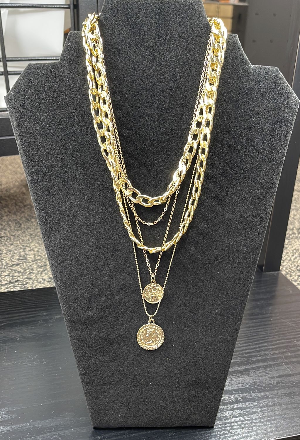 GP Medallion 5pc Necklace Set