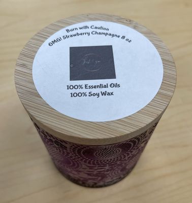 Strawberry Champagne 8oz Candle