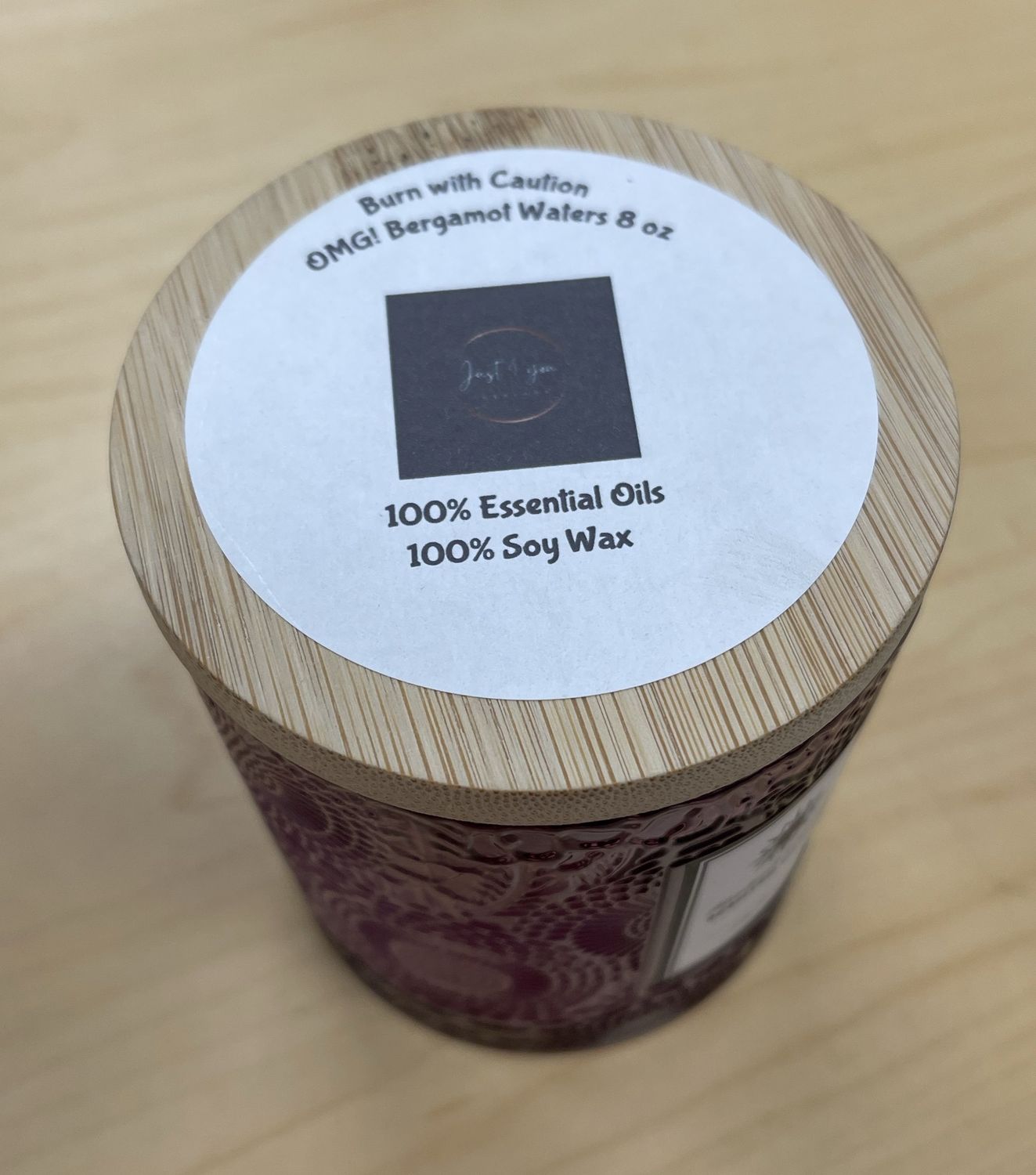 Bergamot Waters 8oz Candle