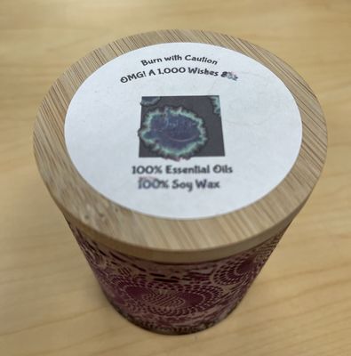 A 1000 Wishes 8oz Candle