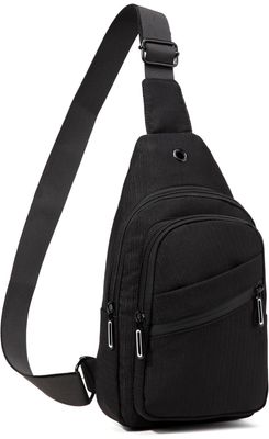 Black Crossbody Sling Bag