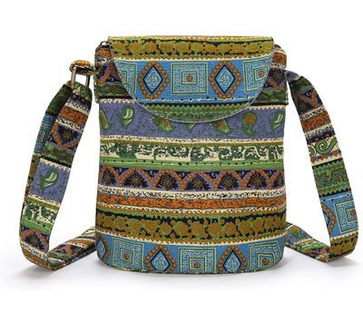 Green Hippie Hobo Bag