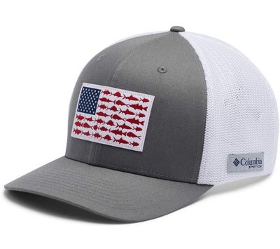 Columbia XL/2Xl Grey &amp; White Ball Bap