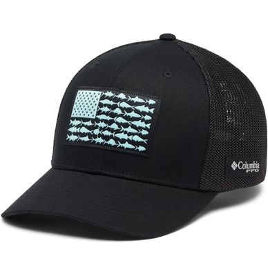 Black Fish Flag S/M Ball Cap
