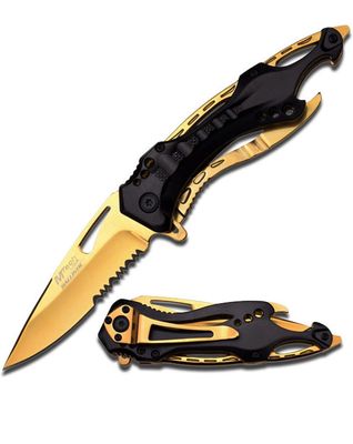 Gold/Black Knife