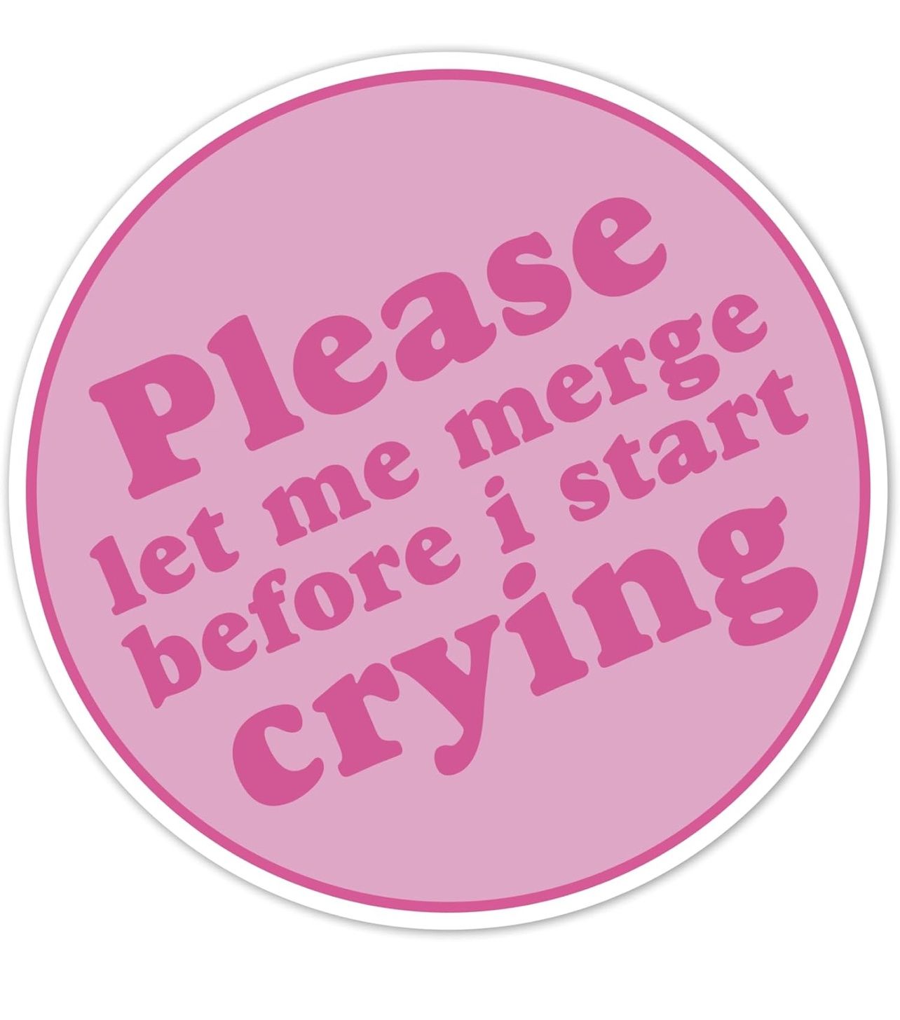 Pink Merge Decal