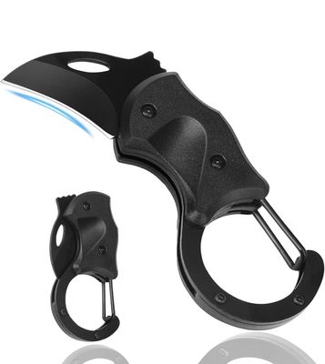 Small Black Loop Clip Knife