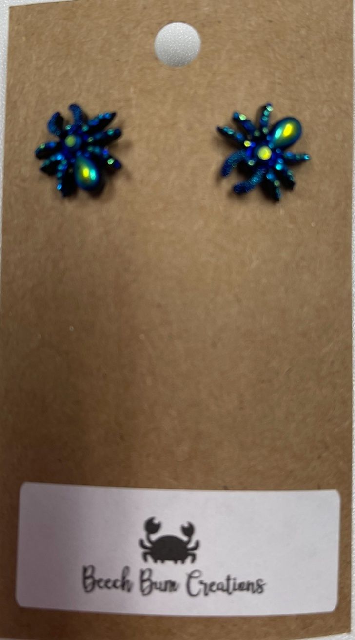 Spider Stud Earrings