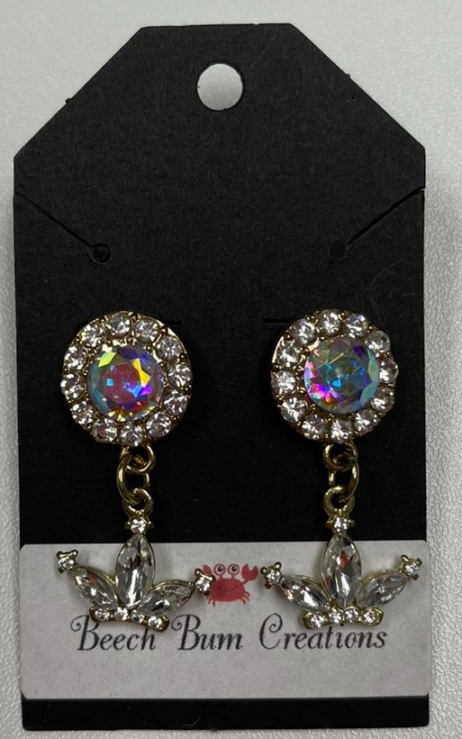 Bling Crown Studs