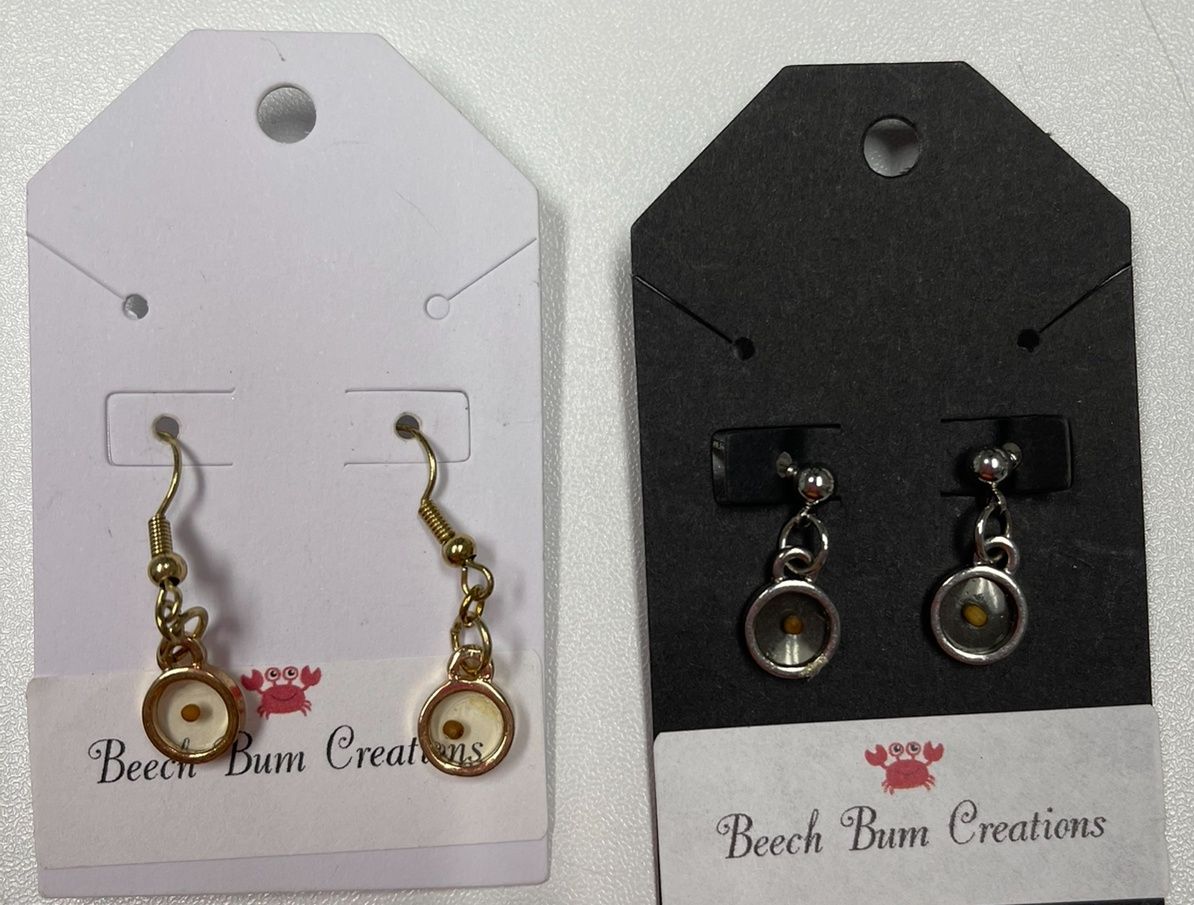 Mustard Seed Dangle Earrings
