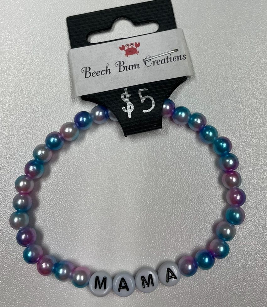 Blue/Purple Mama Bracelet