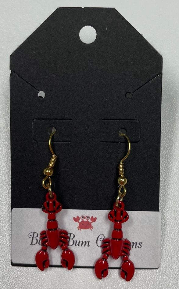 Lobster Dangle Earrings