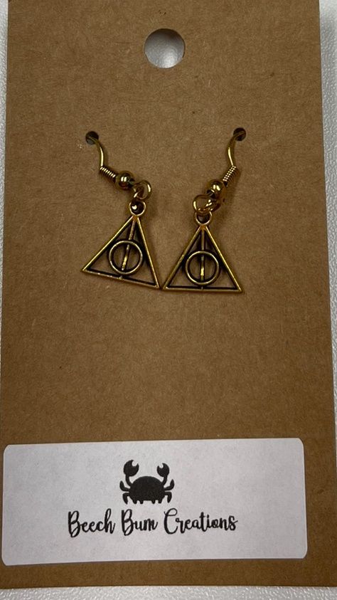 Potter Symbol Dangle Earrings