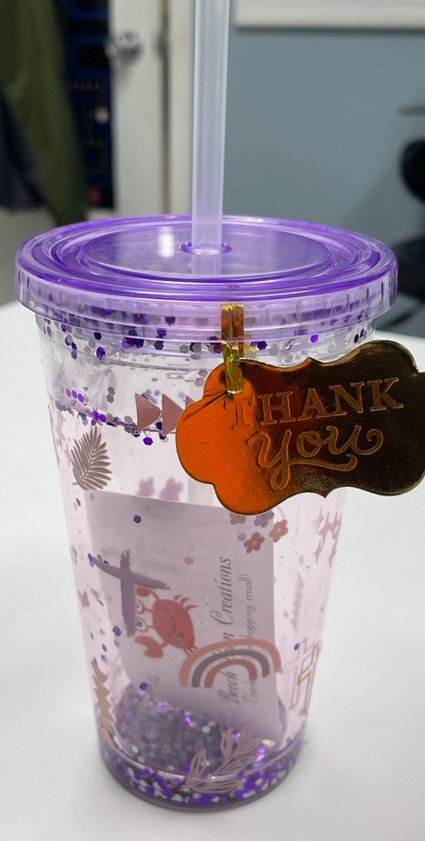 Faith Snow Globe Tumbler