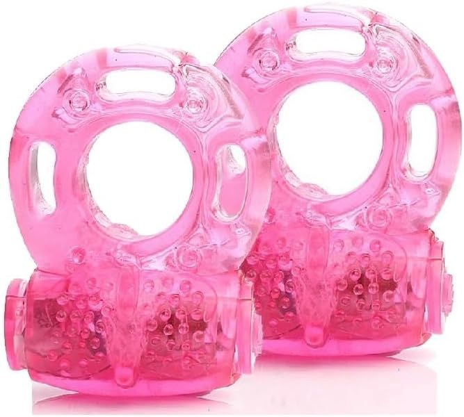 Pink Vibrating Penis Rings