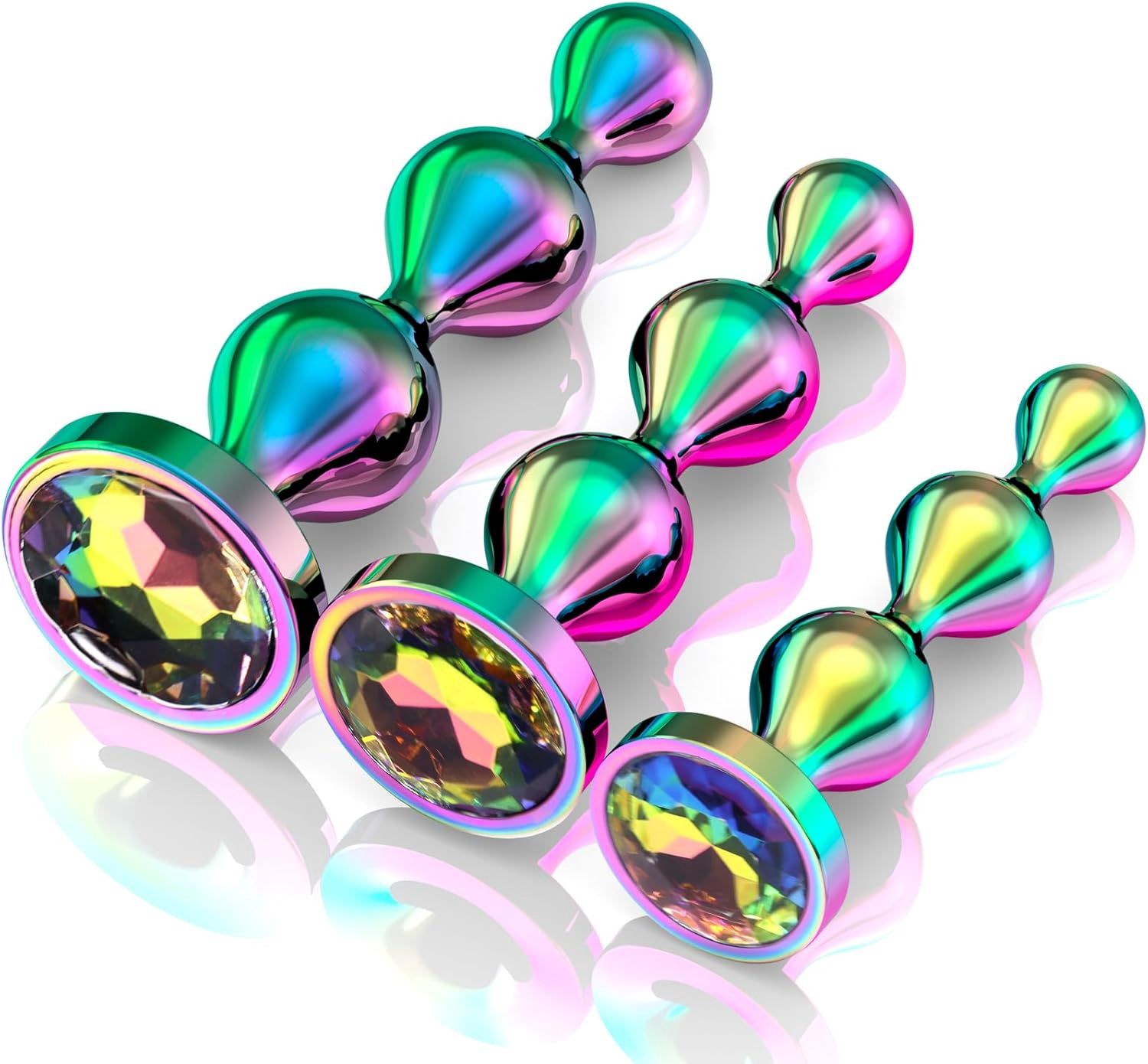 Metal Anal Bead Plugs