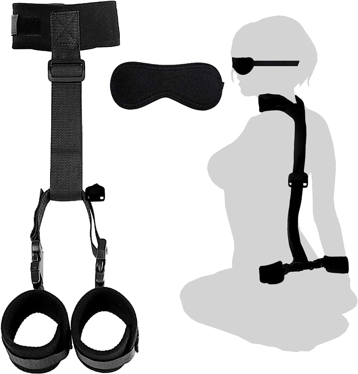 Neck to Wrist Restraint Bondage Set