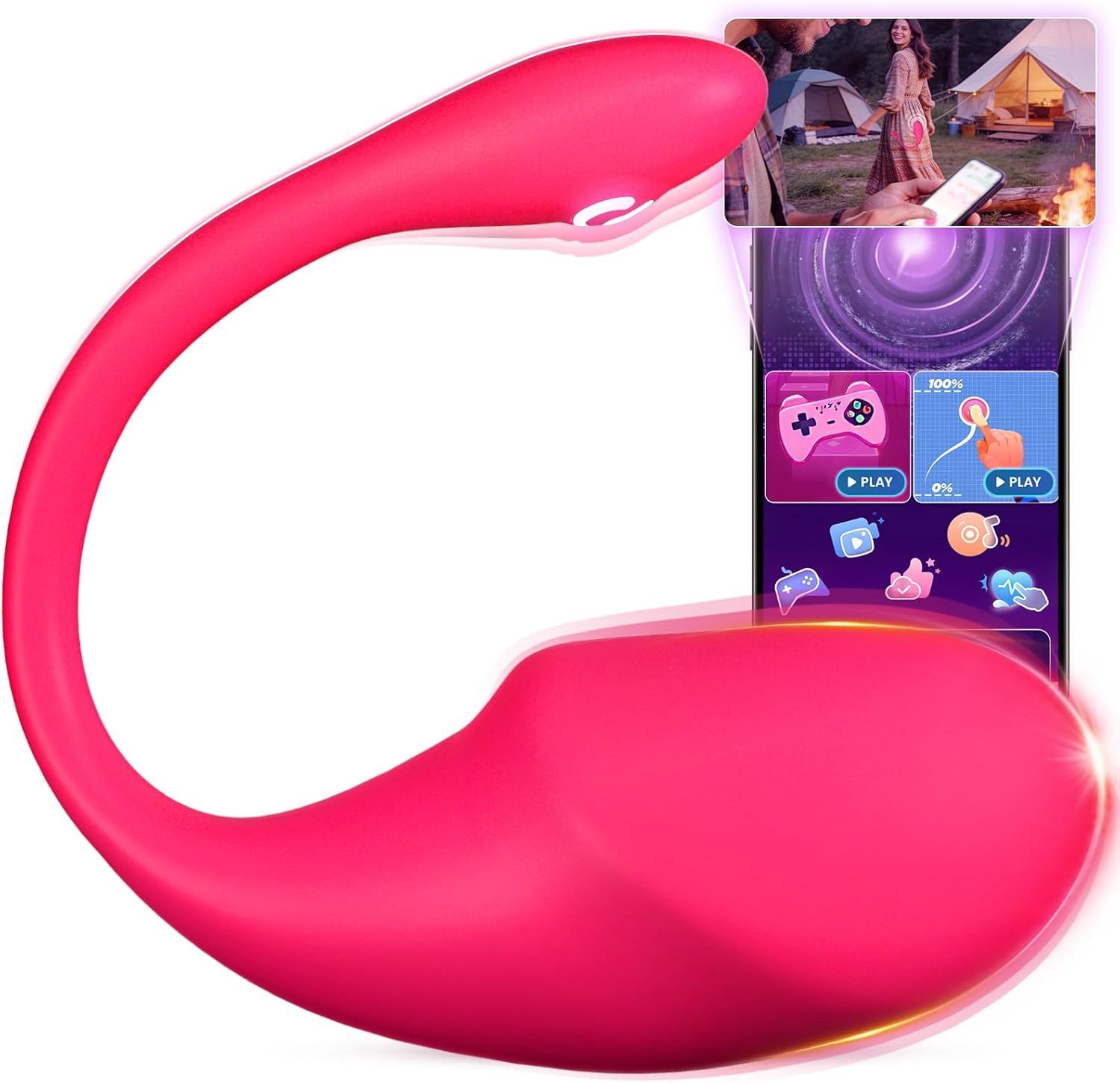 Wearable,  App Control Egg Vibrators w/ 10 Vibrations
