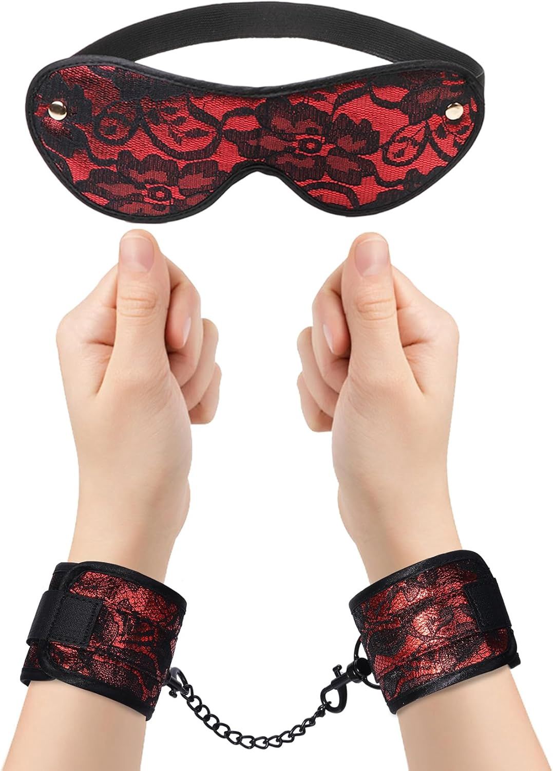 Red Soft Bondage Wrist Cuffs