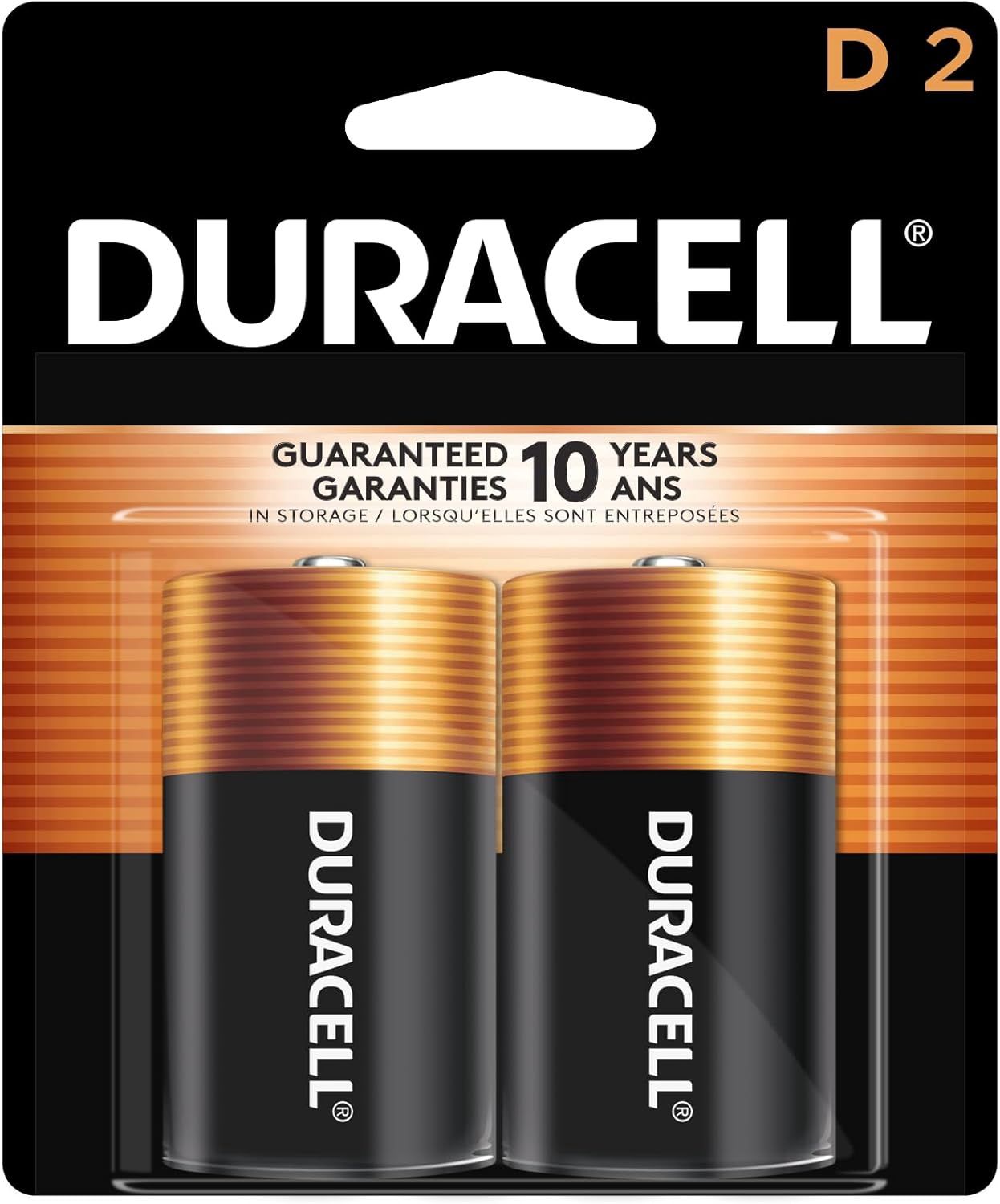 Duracell D Batteries 2pk