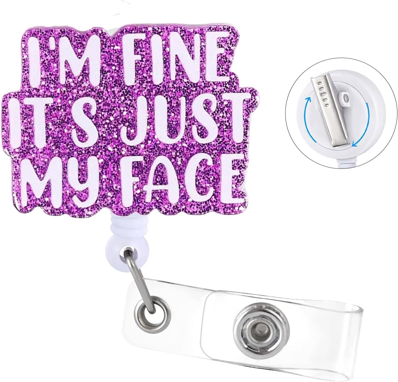Just My Face Badge Reel