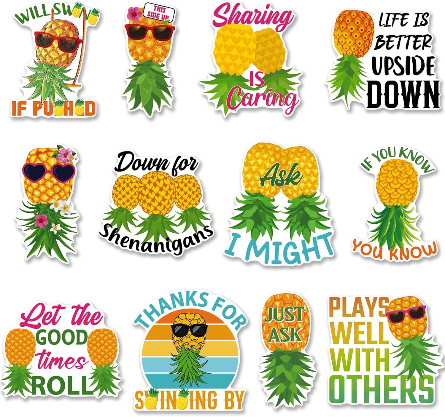 Upside Down Pineapple Magnet