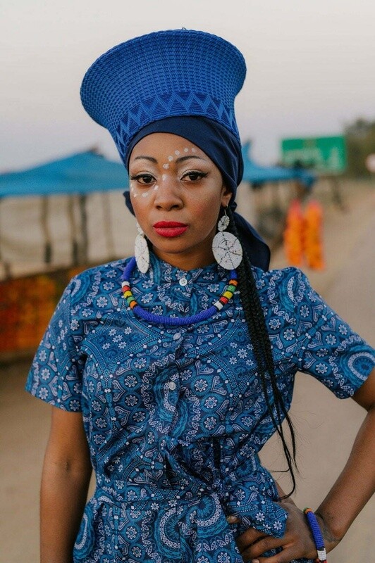 Traditional Hat - Blue