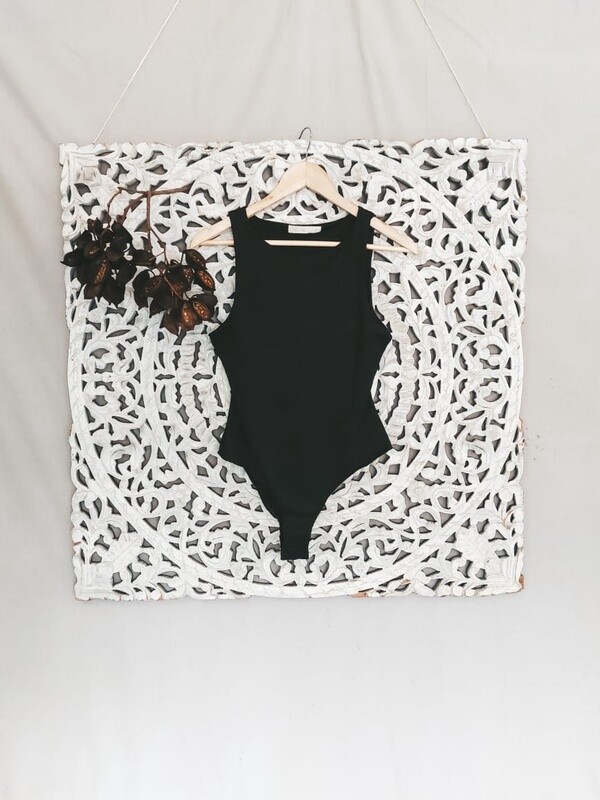 Sleeveless Body Suit (Black)